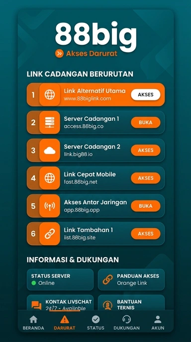 Link Alternatif 88big untuk Akses Mudah dan Cepat