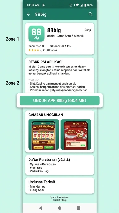 Unduh dan Instal APK 88big untuk Android Terbaru