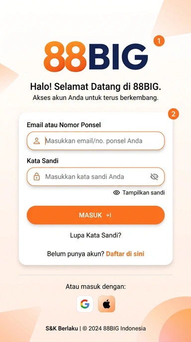Panduan Login Akun 88big untuk Pengguna Android