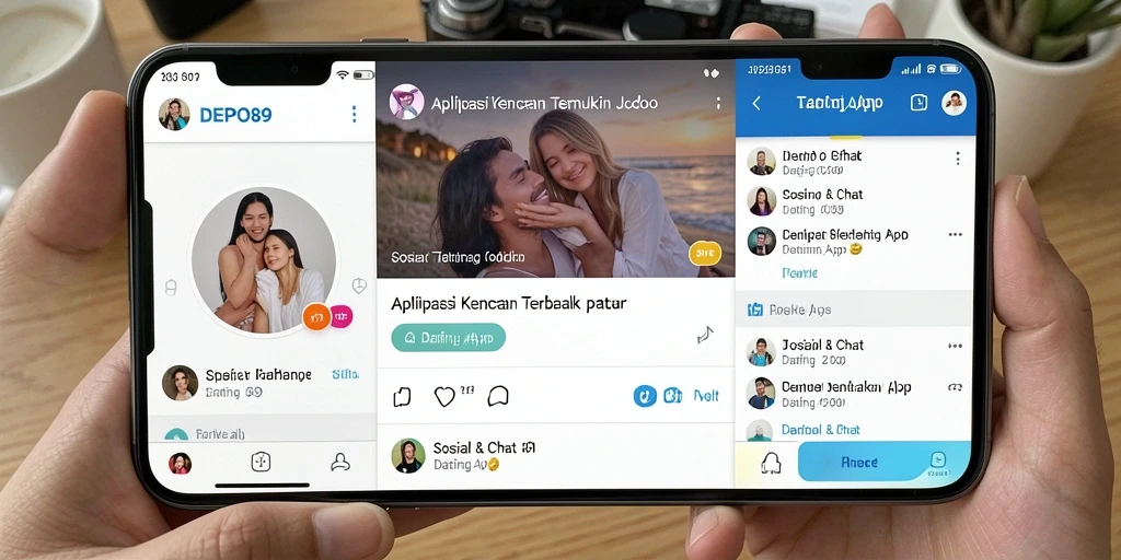 Tampilan utama antarmuka DEPO89 yang menarik dan user-friendly.