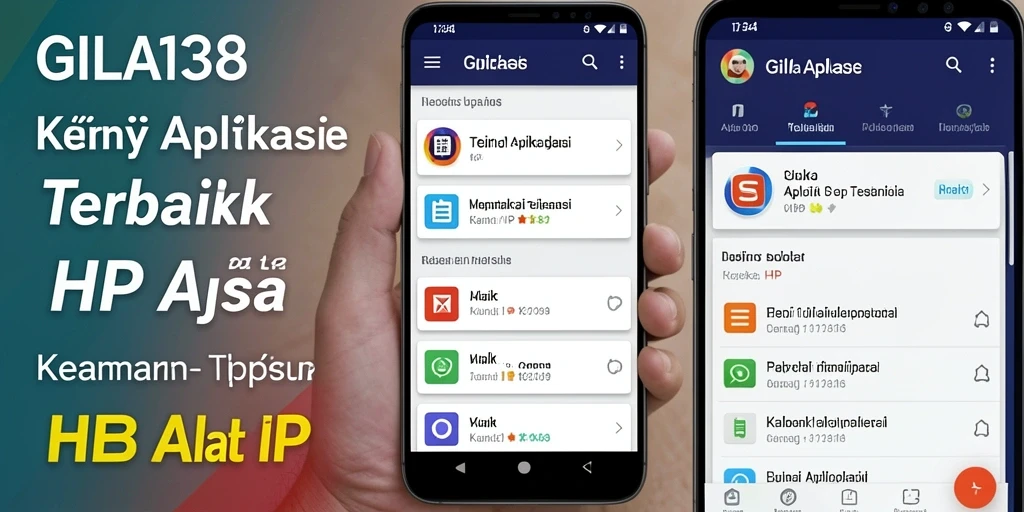 Antarmuka GILA138 untuk penguncian aplikasi dengan fitur keamanan maksimal.