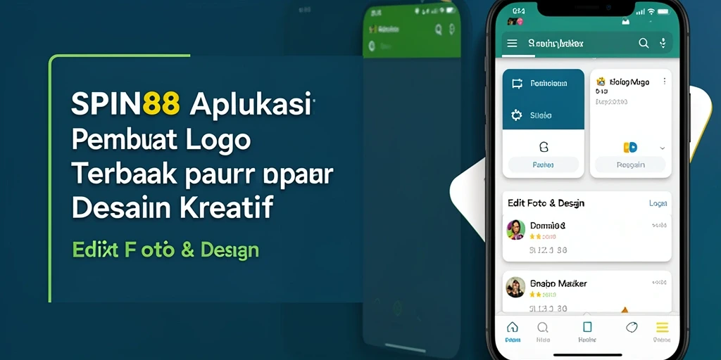 Antarmuka SPIN88 untuk pembuatan logo yang intuitif dan menarik.